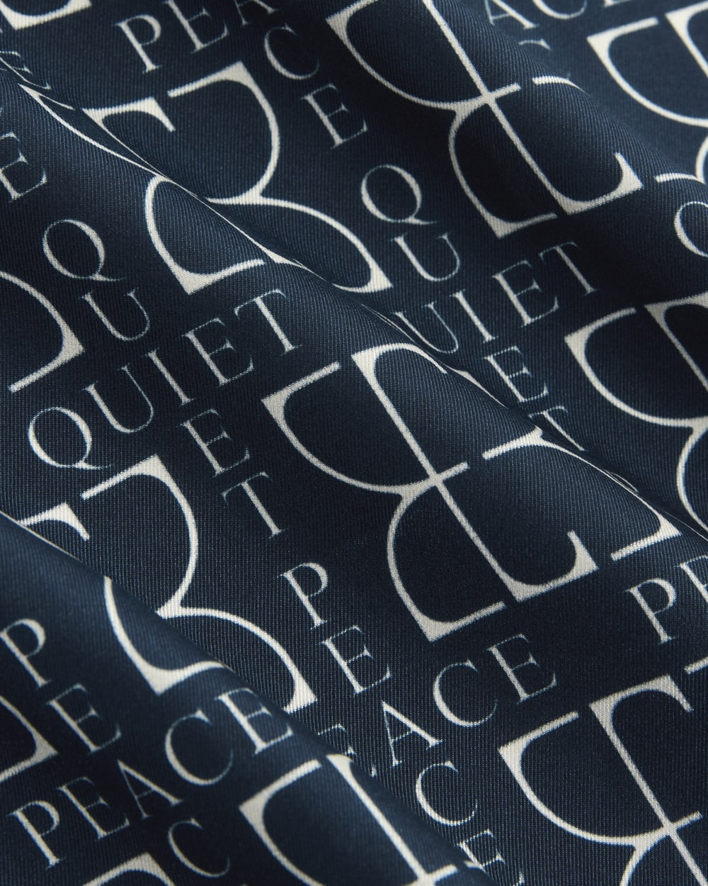 Everlane x Peace & Quiet Silk Bandana | Blått