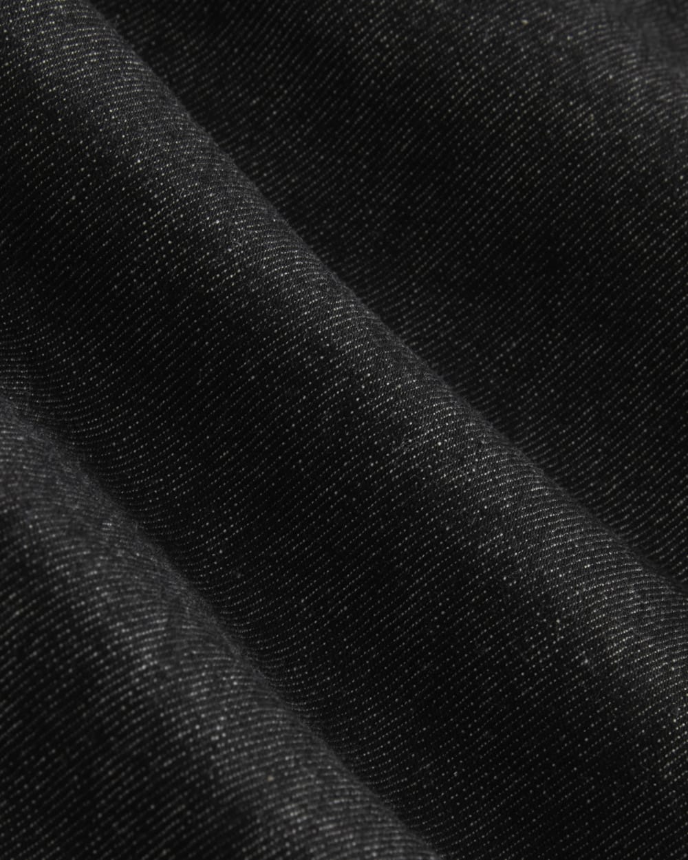 Selvedge Straight Fit Jeans | Svart rinse