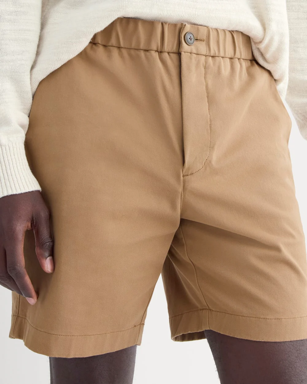 De Pull-On Performance Chino Shorts | Röstad kokosnöt