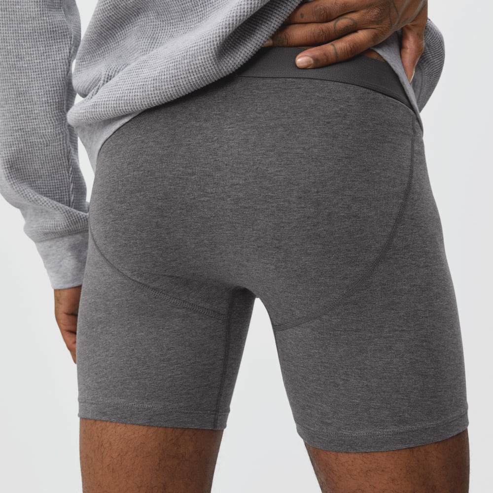 Supima® längre boxerbrief | Uniform | Grågrå