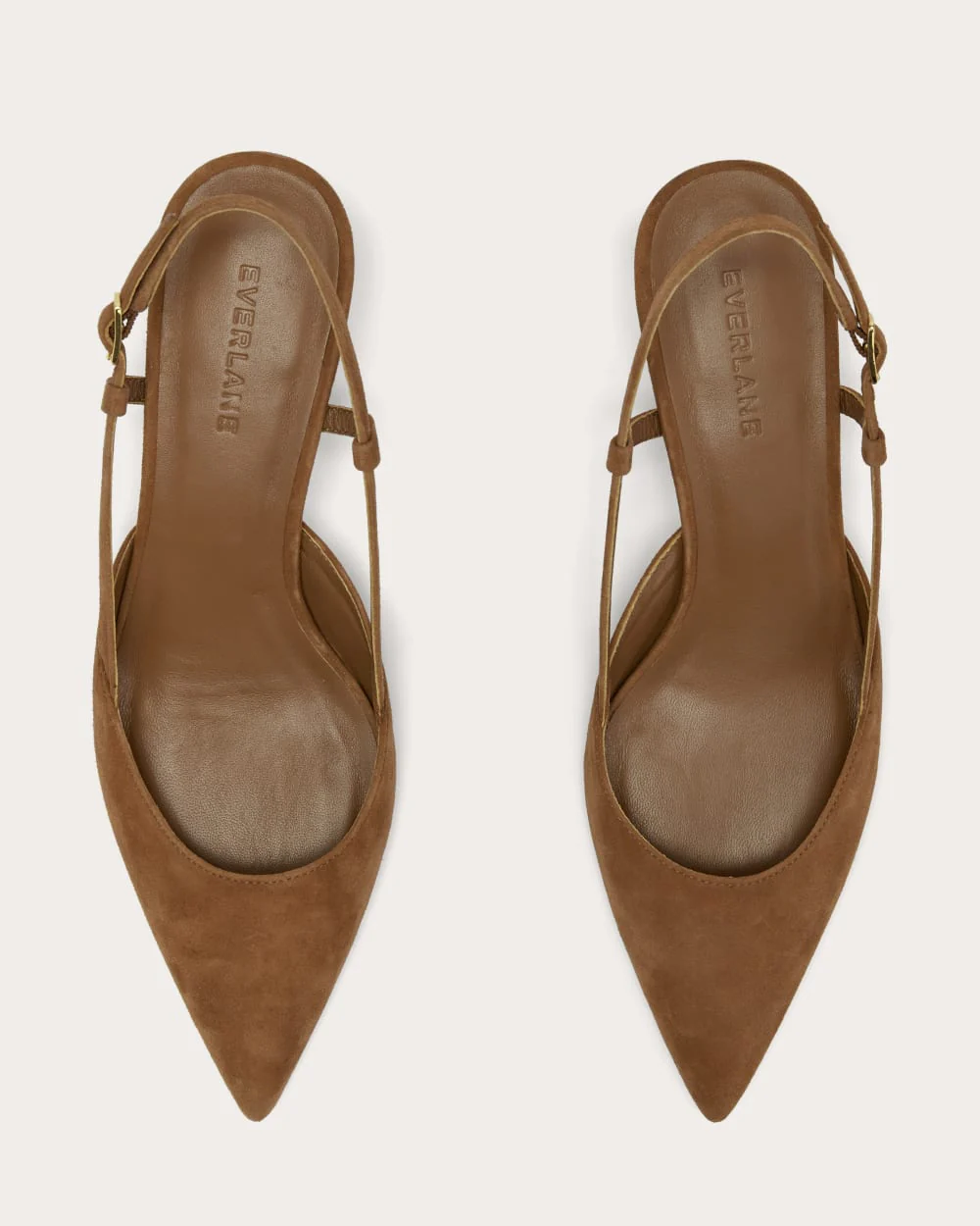 The Studio Slingback High Heel | Saddlebrun skinn