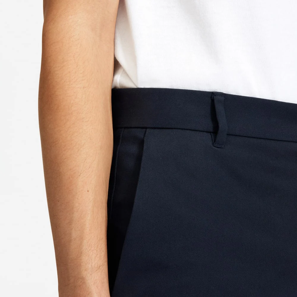 9" smalldesign prestanda-chino, djup blått