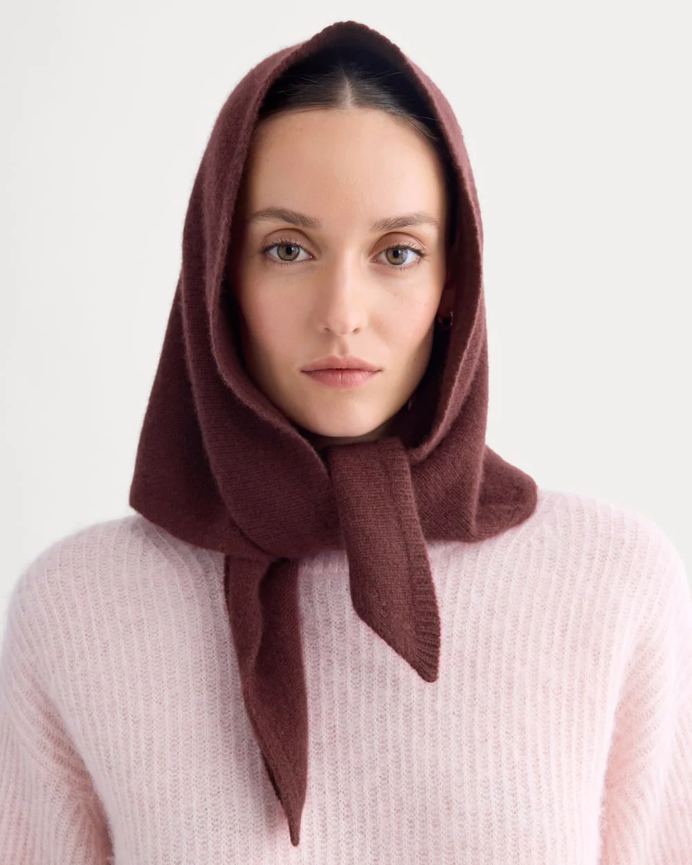 Cashmere Lovergirl stor slöja | Burgund