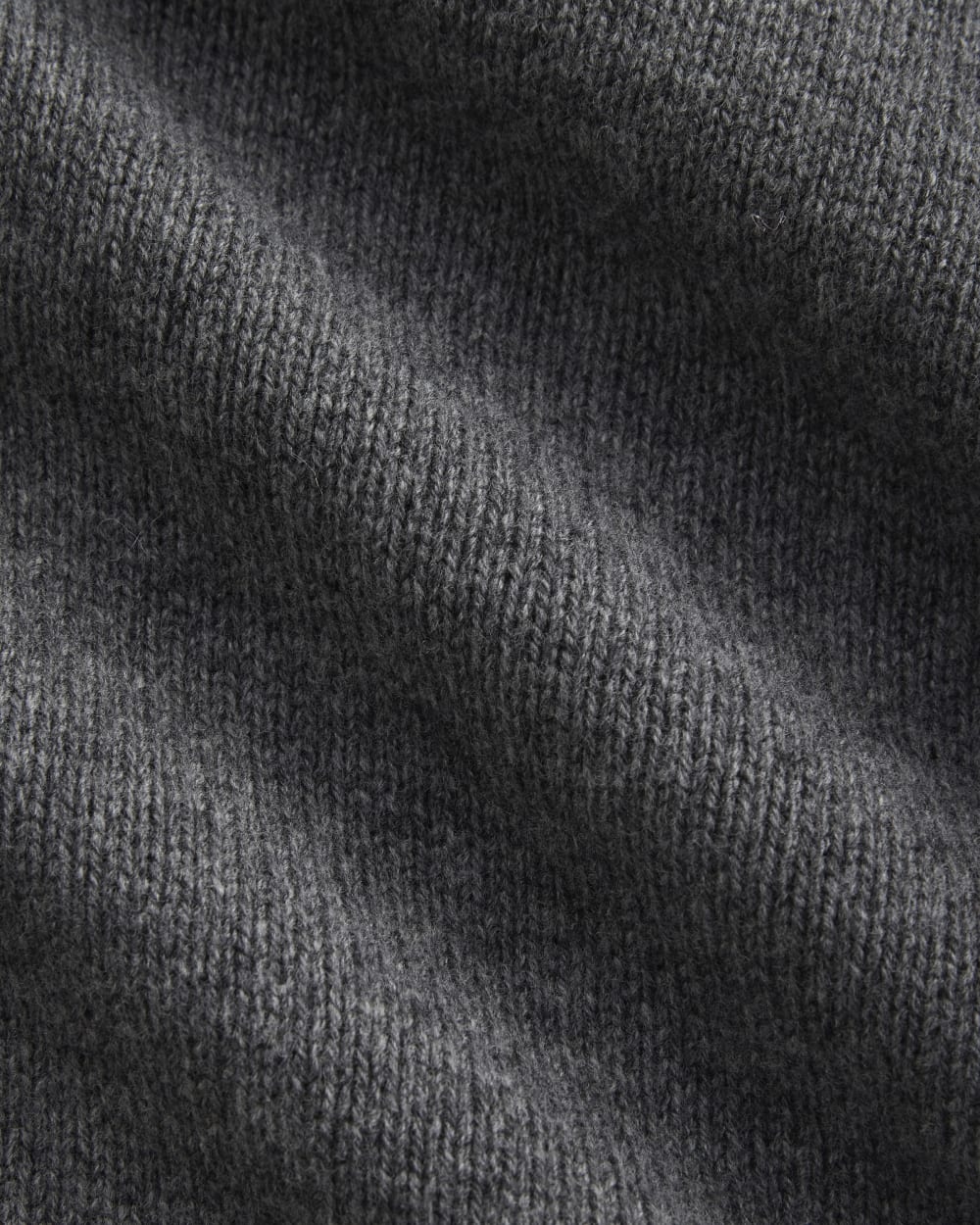 Luxe Merino kvartsziptröja | Grågrå