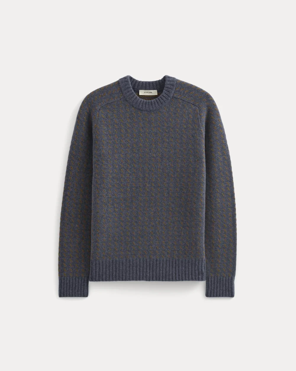 Wol Cashmere Nordic Crew | Hållbar indigo