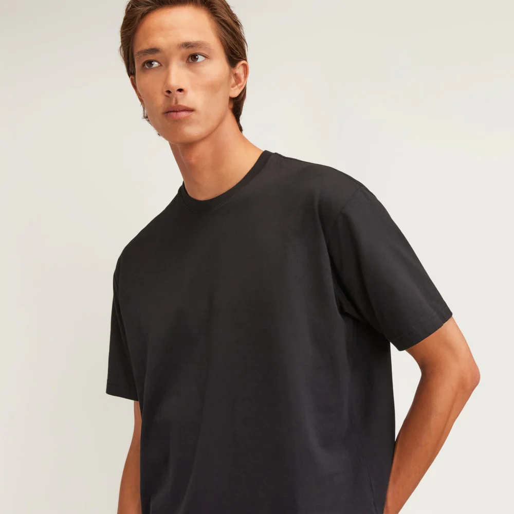 Premium-viktad slapp crew | Uniform | Svart