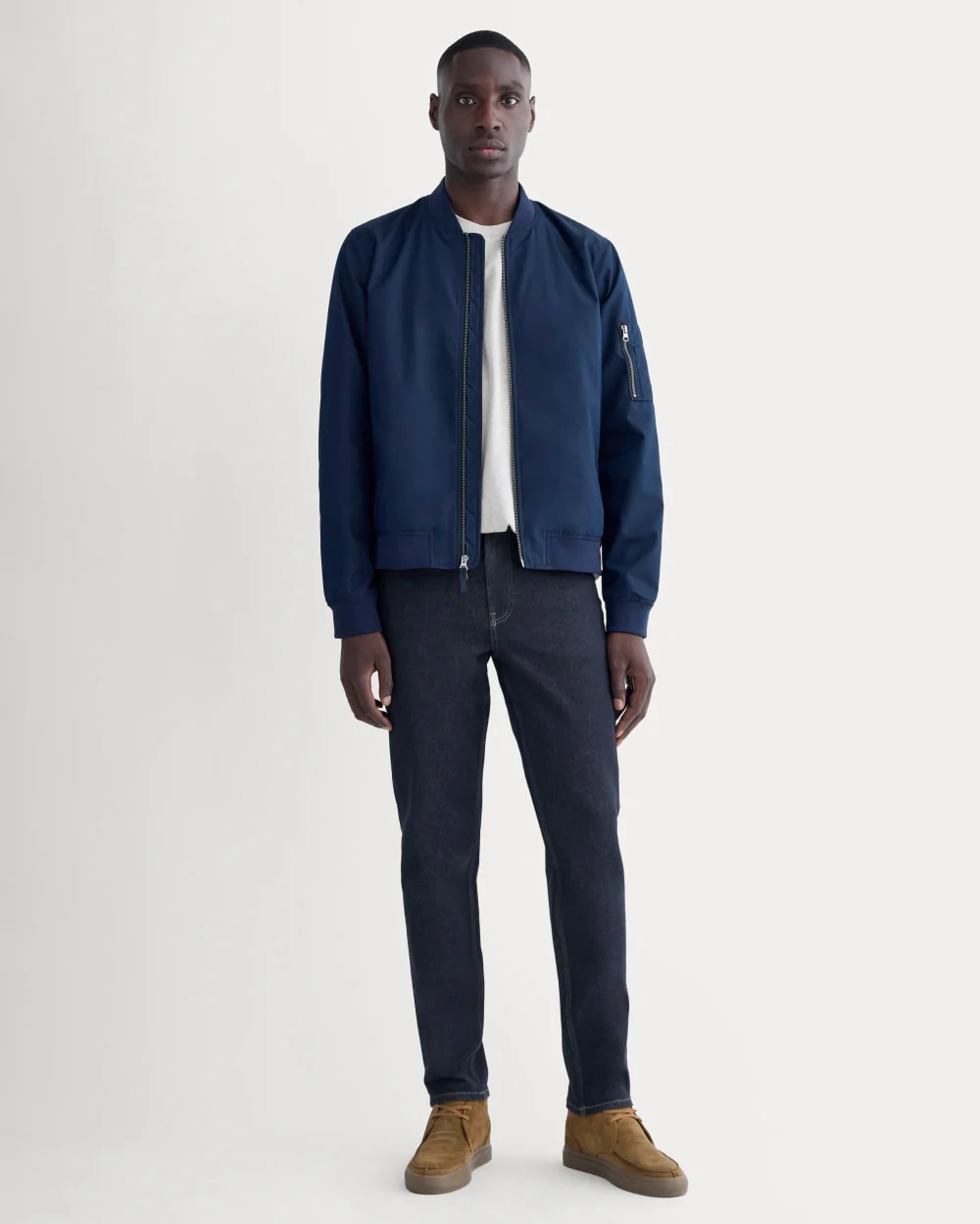 The Athletic 4-Way Stretch Organic Jean | Uniform | Mörk indigo