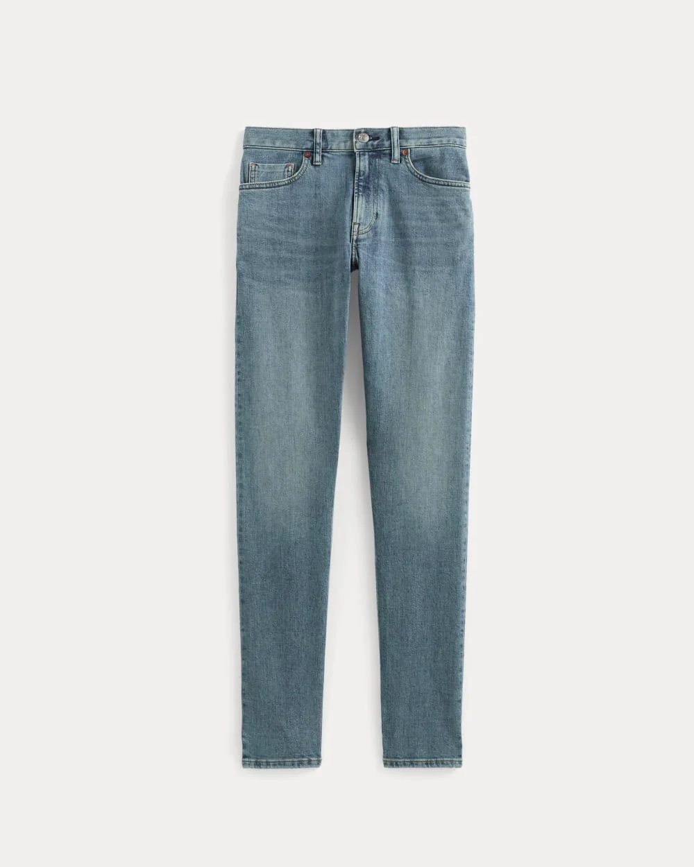 De selvedge slim-fitting jeans | Mitt indigo