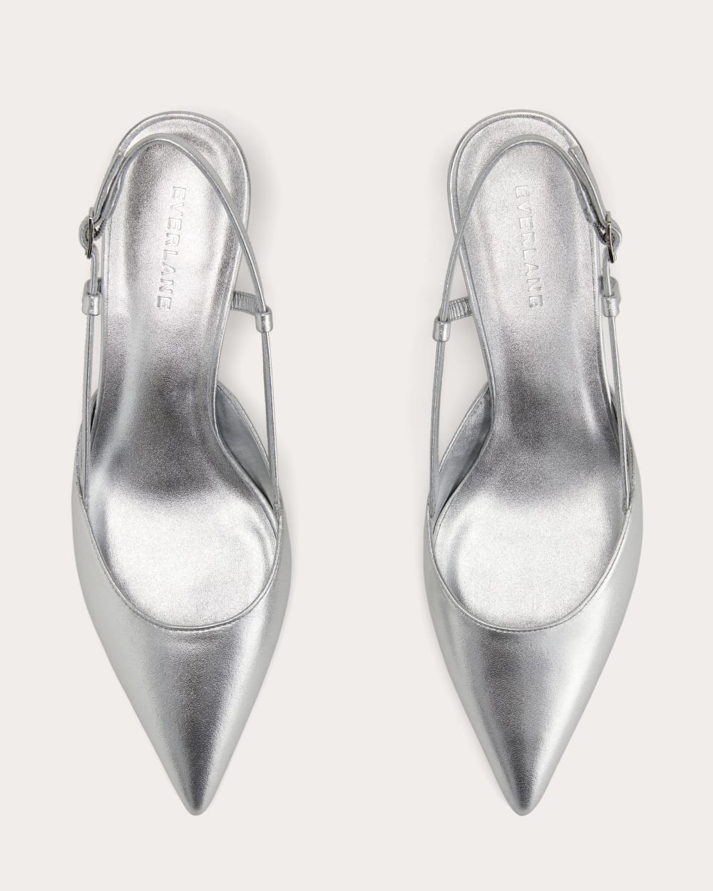 The Studio Slingback High Heel | Silver