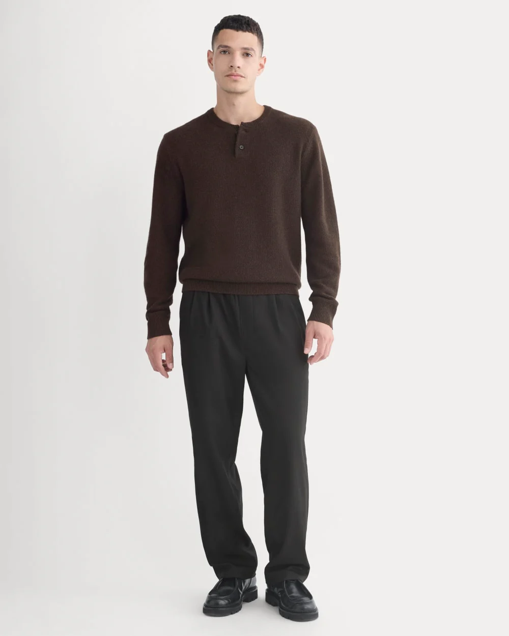 Henley i ullkamel | Americano