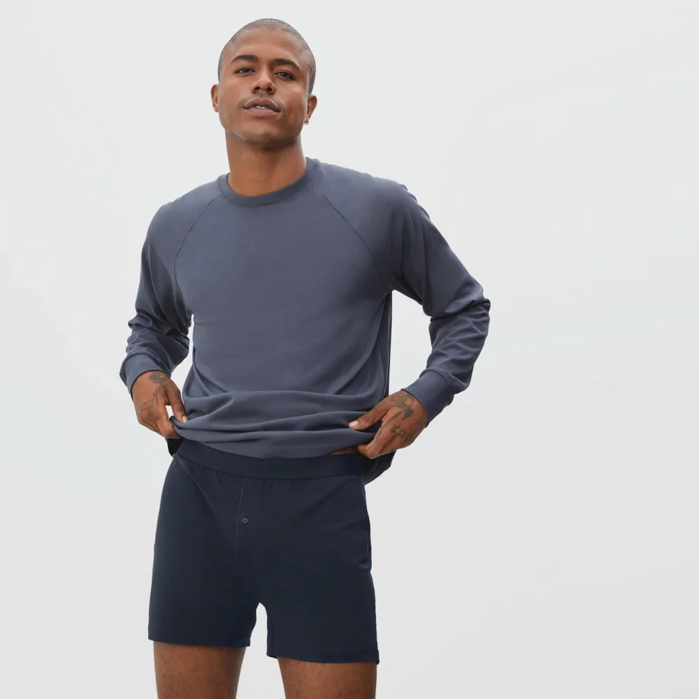 Supima® Boxer | Uniform | Djup blå