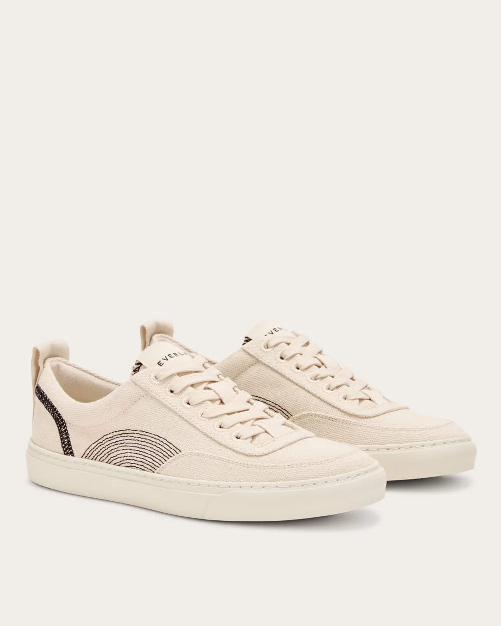 Tread-Bare-sneaker | Naturlig tyg / Svart