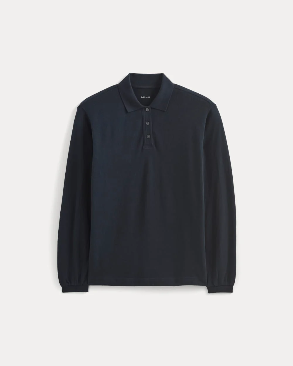 Oversized Pique-Polo | Djup blå