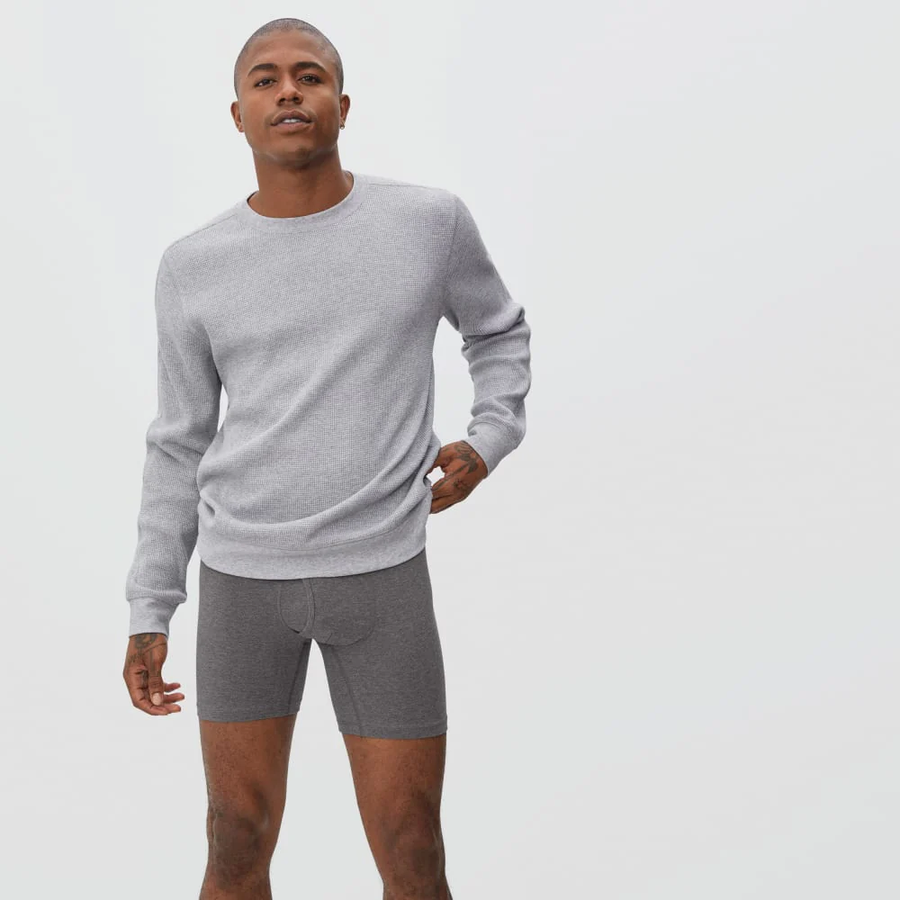 Supima® längre boxerbrief | Uniform | Grågrå