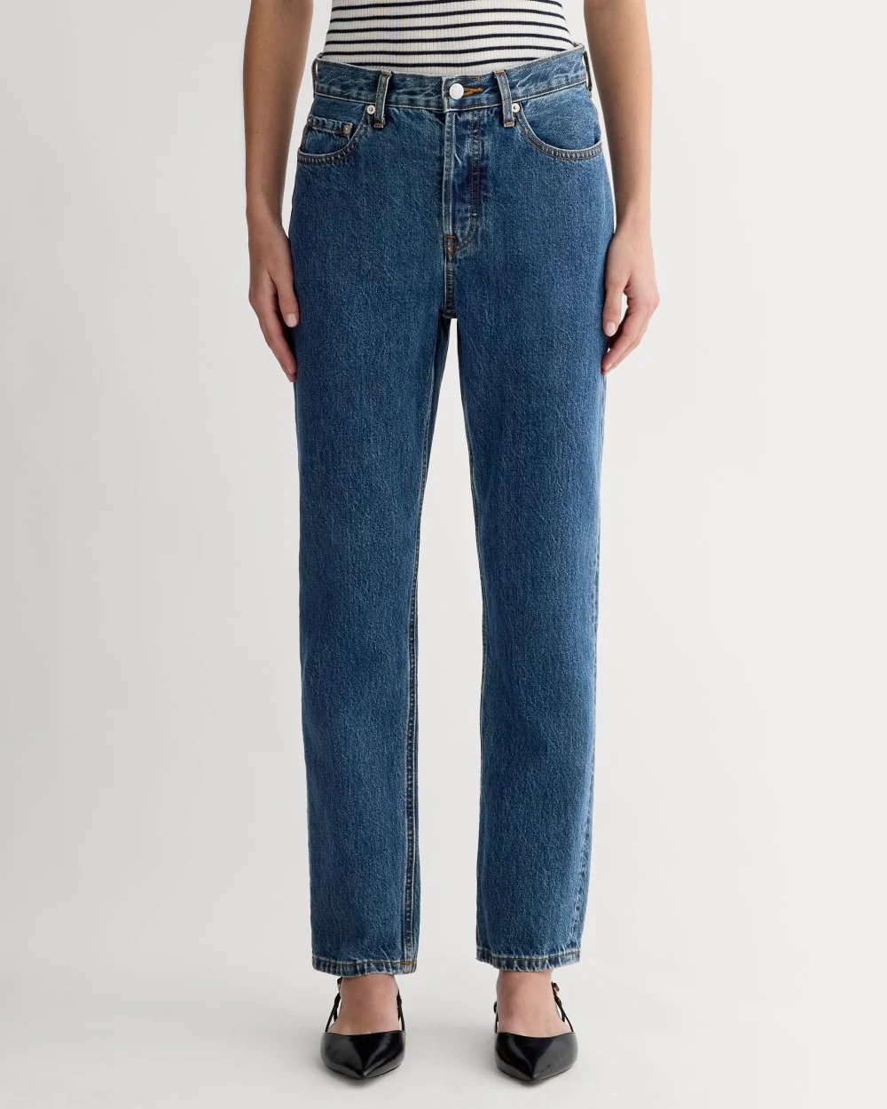 ’90-talets Cheeky®-jeans | Djup Atlantisk | 72,4 cm inklämning