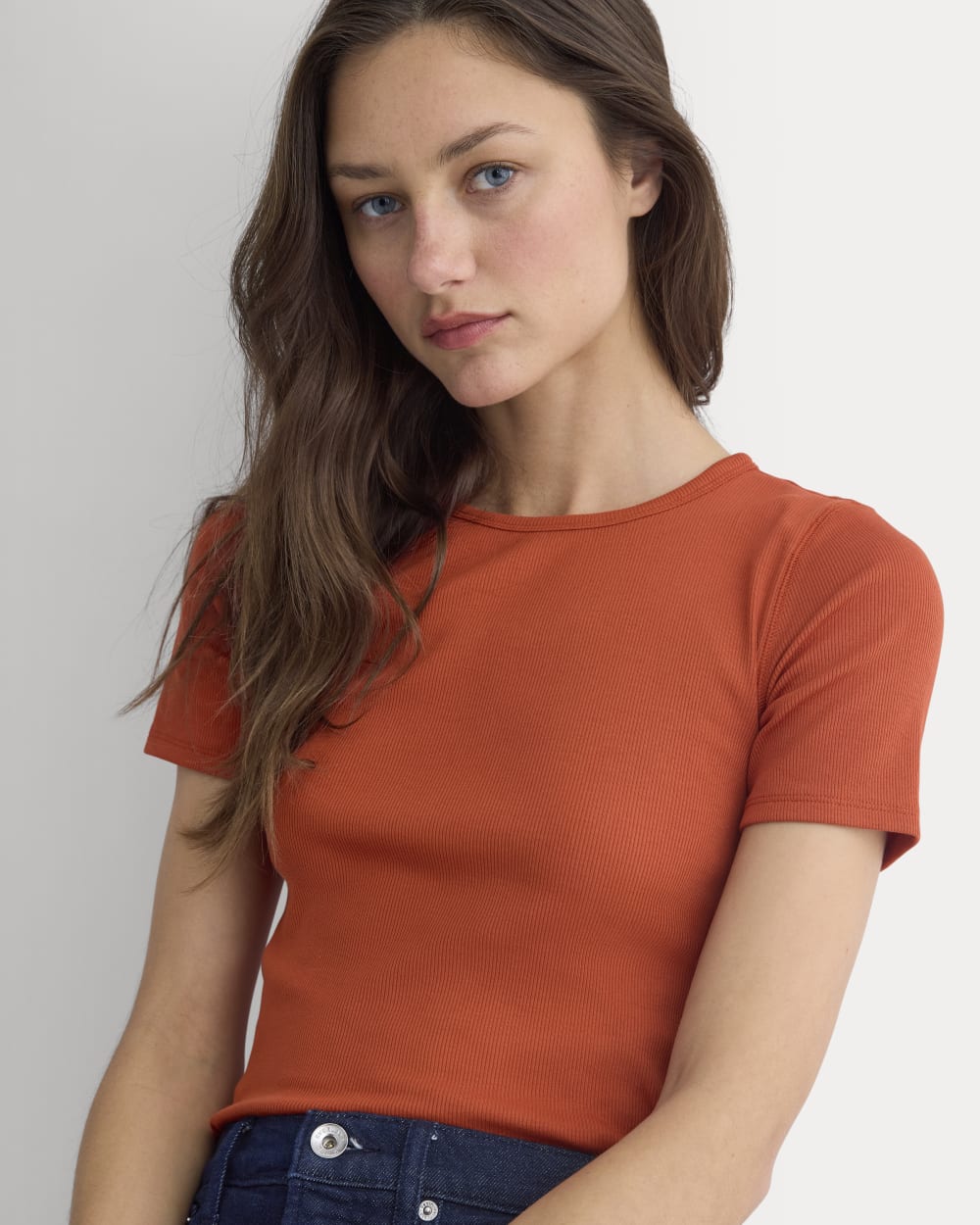 The Luxe Rib Crew | Rost