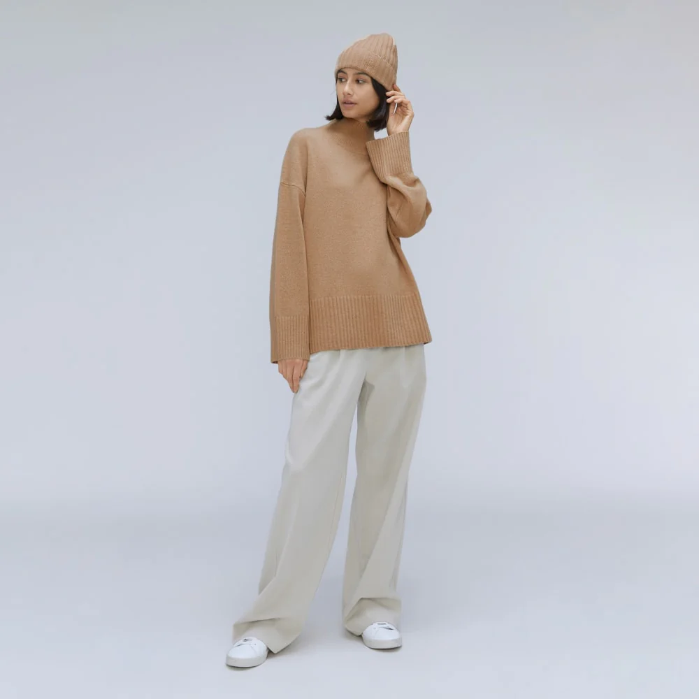 Cashmere-hatt | Ljus kamel