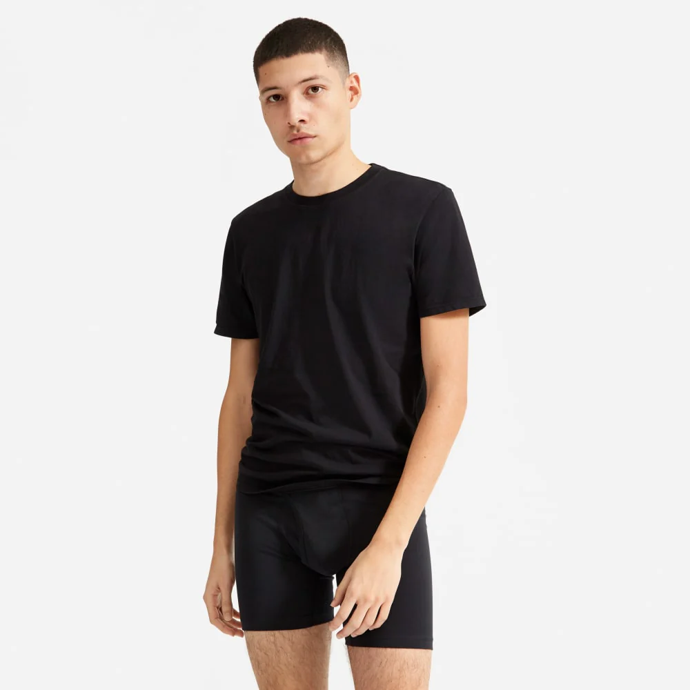 Supima® Boxerbrief med längre längd | Uniform | Svart