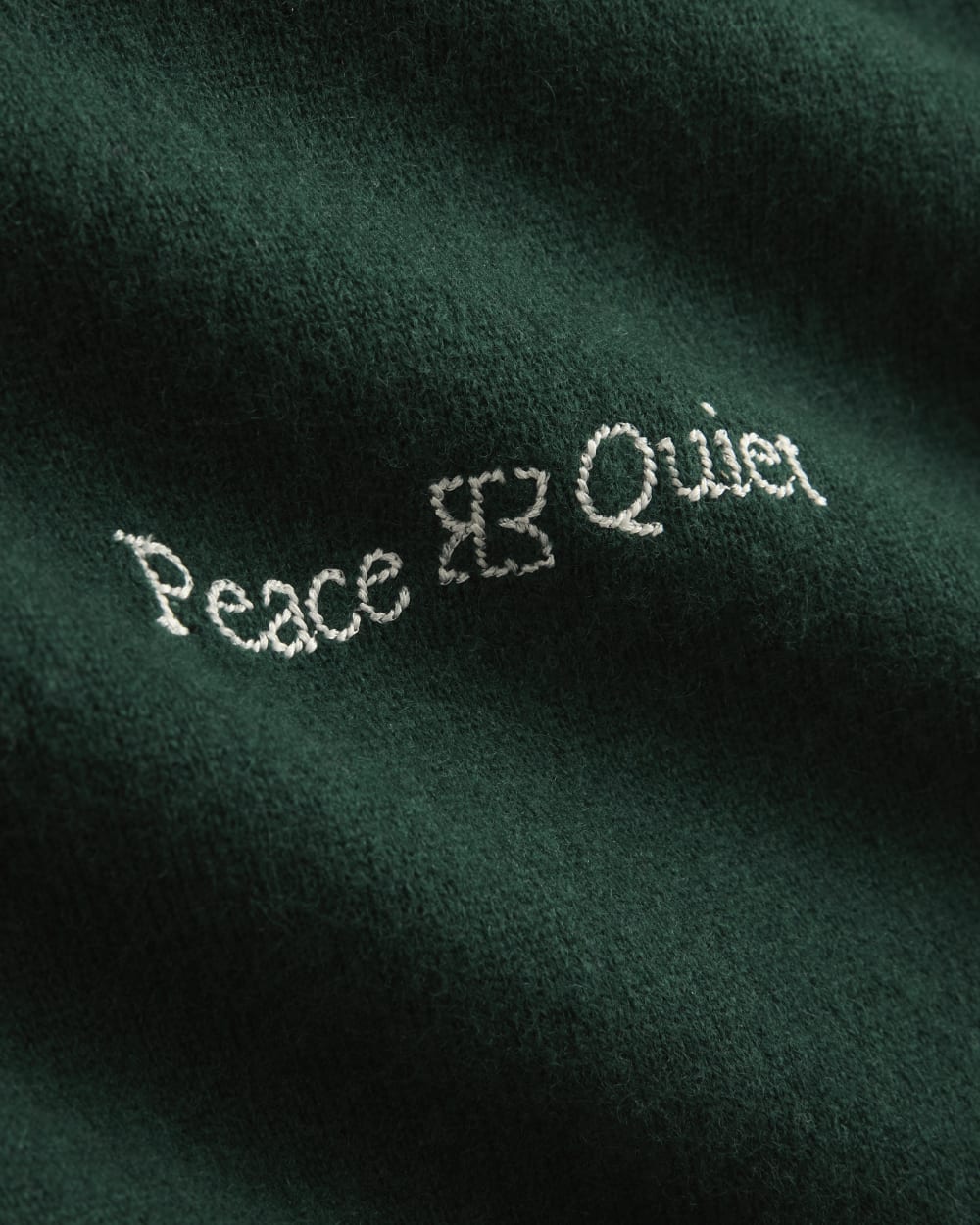 Everlane x Peace & Quiet Cashmere-hud | Grön