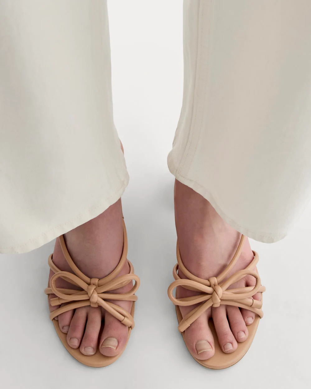 Bow Heel | Blush Tan
