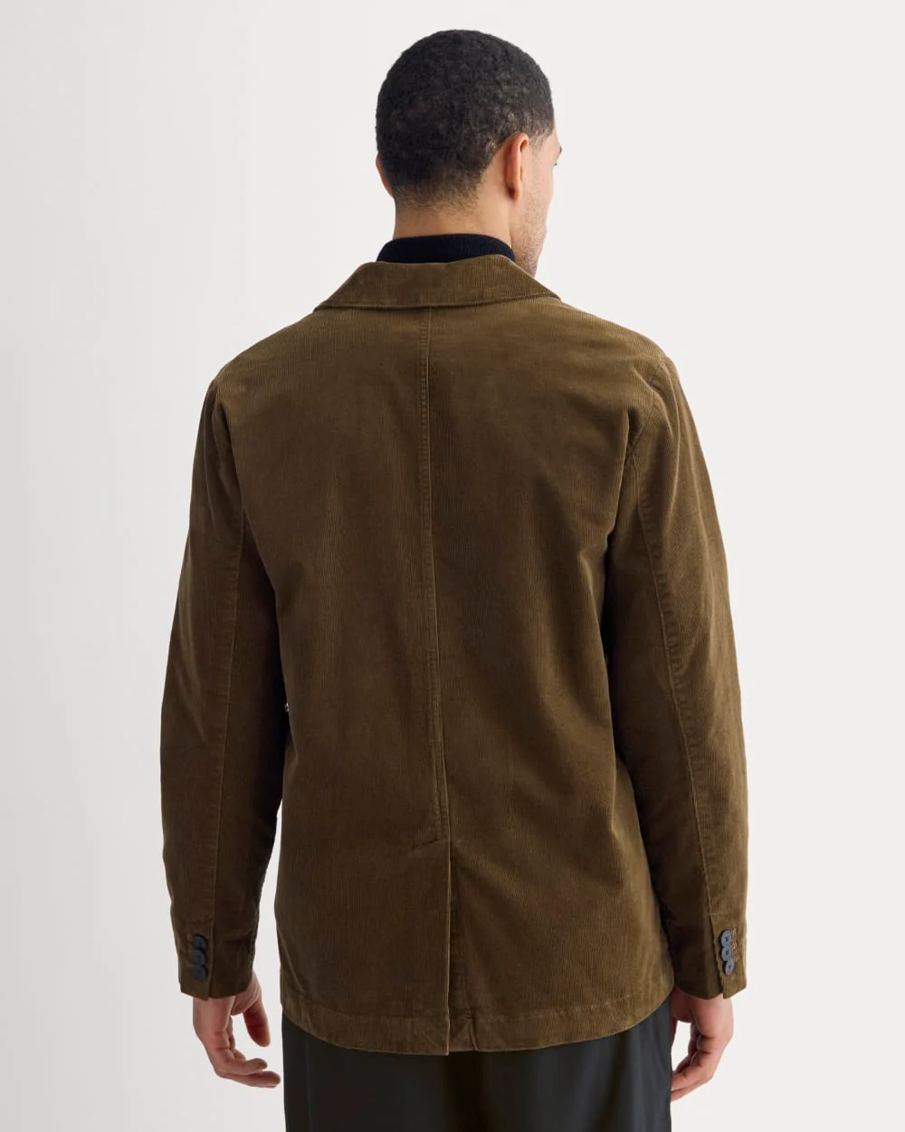 Fin wale korduroy arbetsblazer | Kakao