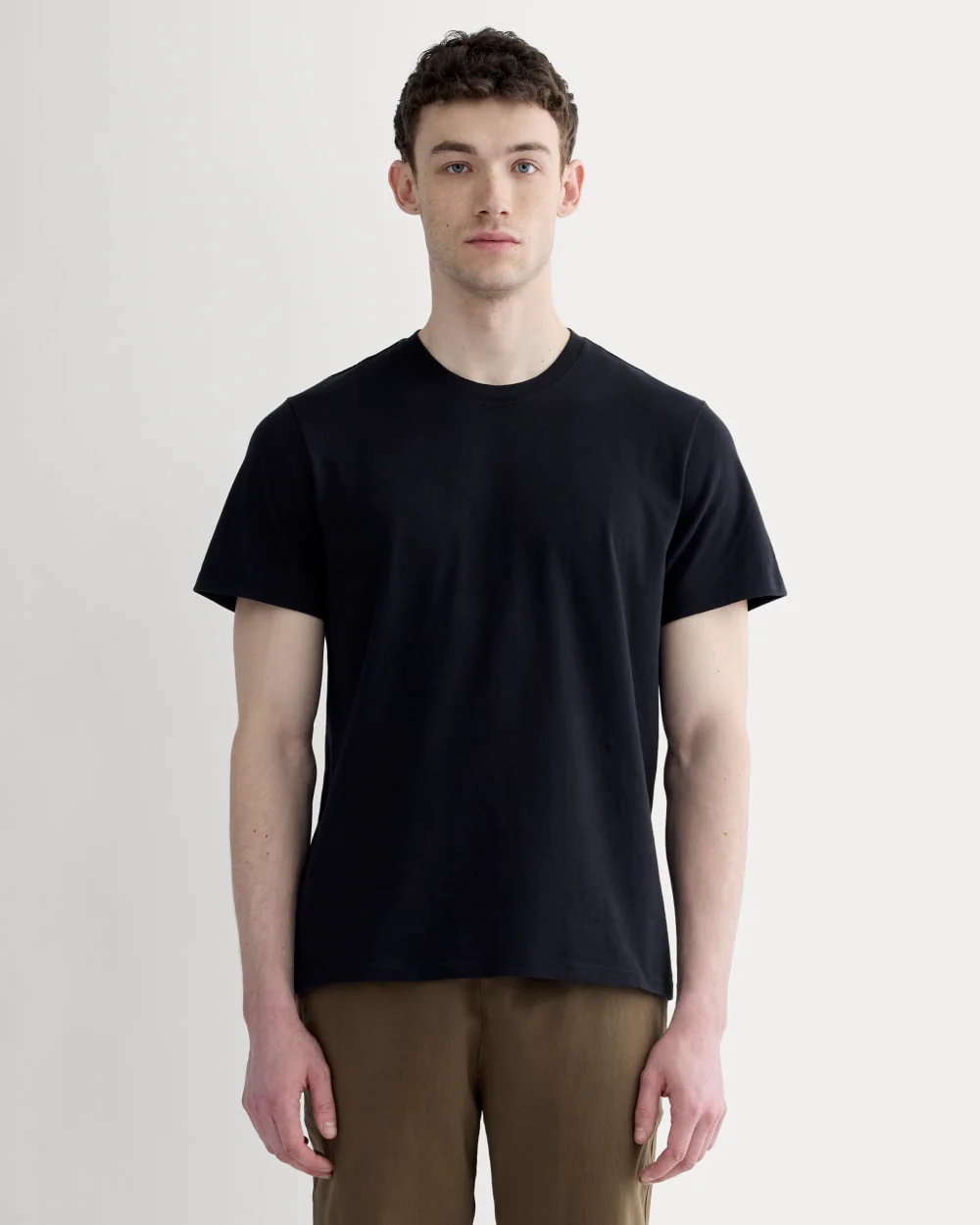 Premium-viktad crew | Uniform | Svart