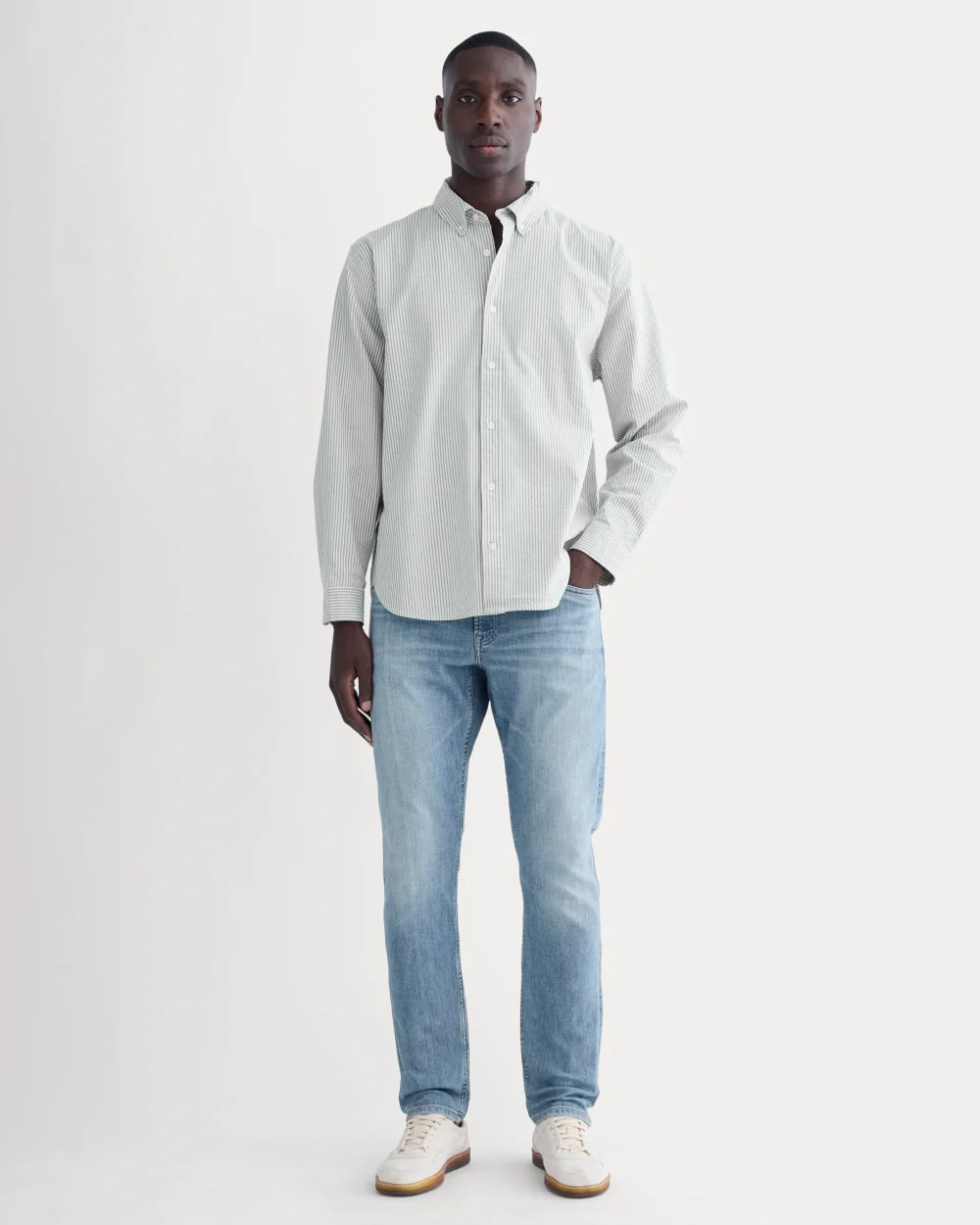 Selvedge Slim-Fit-jeans | Longbay