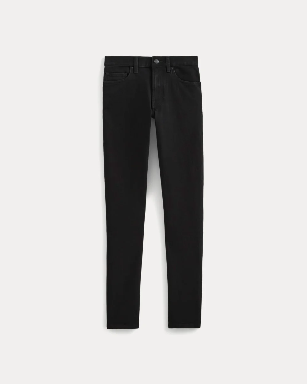 Den smala 4-vägs stretch organisk jeans | Uniform | Svart