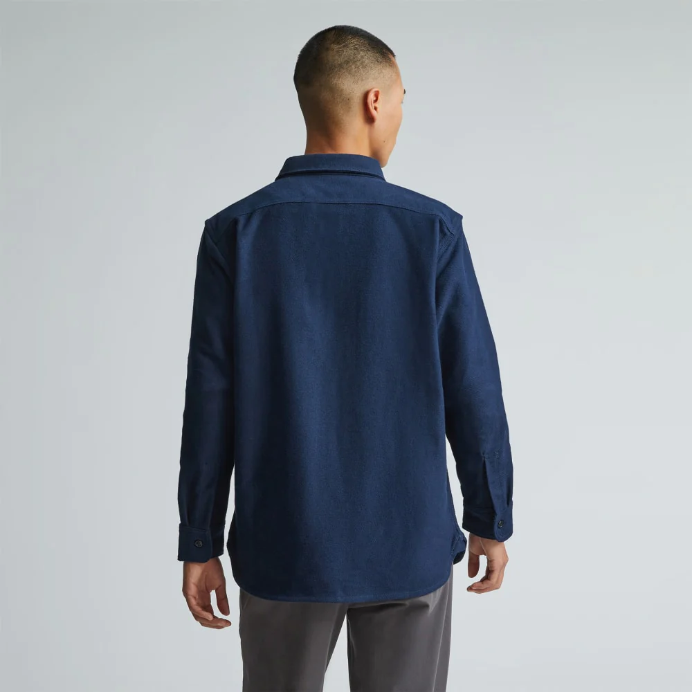 Tung overshirt | Uniform | Djup blå