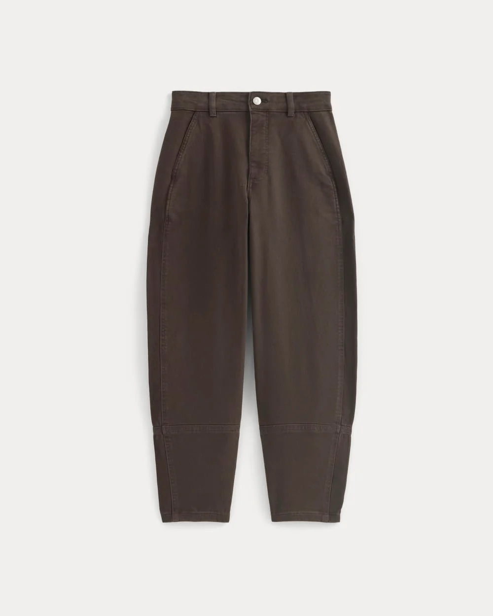 Utility Barrel-bukser | Mörk choklad | Regular