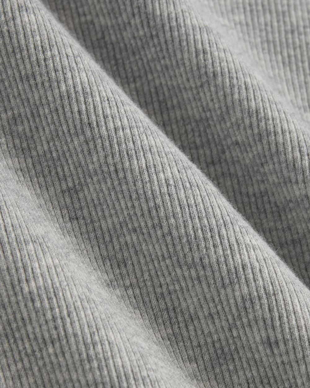 The Luxe Rib Long-Sleeve Crew | Vått grått