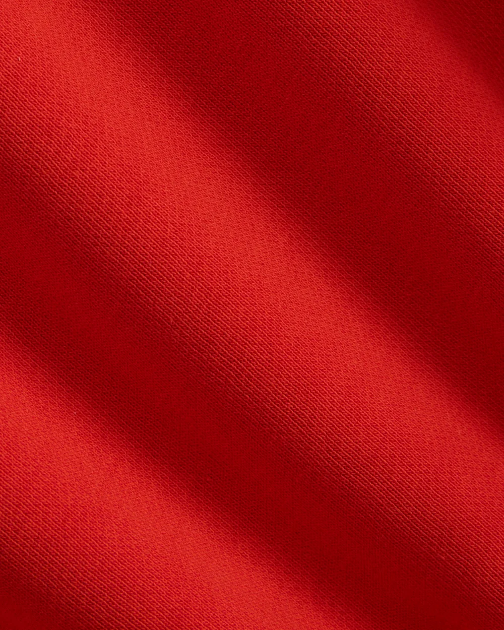 Luxe Fleece Full-Zip-kort halsduk | Flammande röd