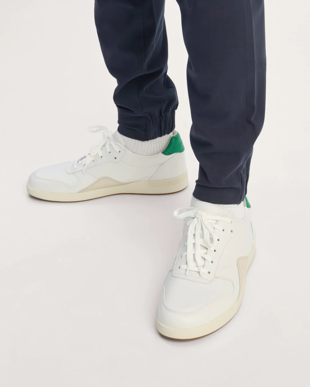 The Court Sneaker | Vit / Gräsgrön / Pergament