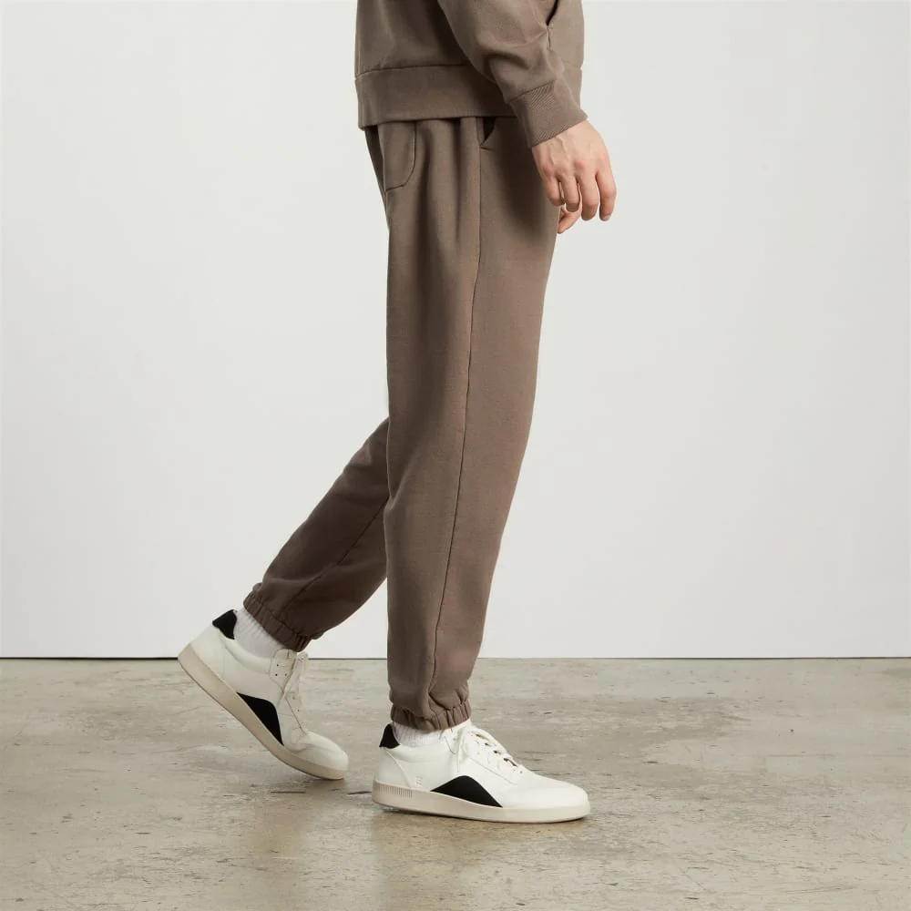 ReLeather® Court-sneaker | Off White / Svart