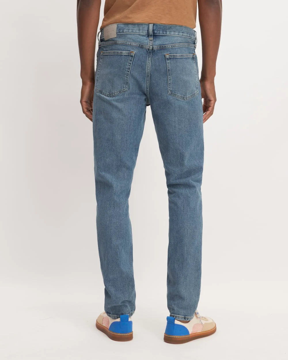 Organisk bomullssnärt jeans | Thrift Blue
