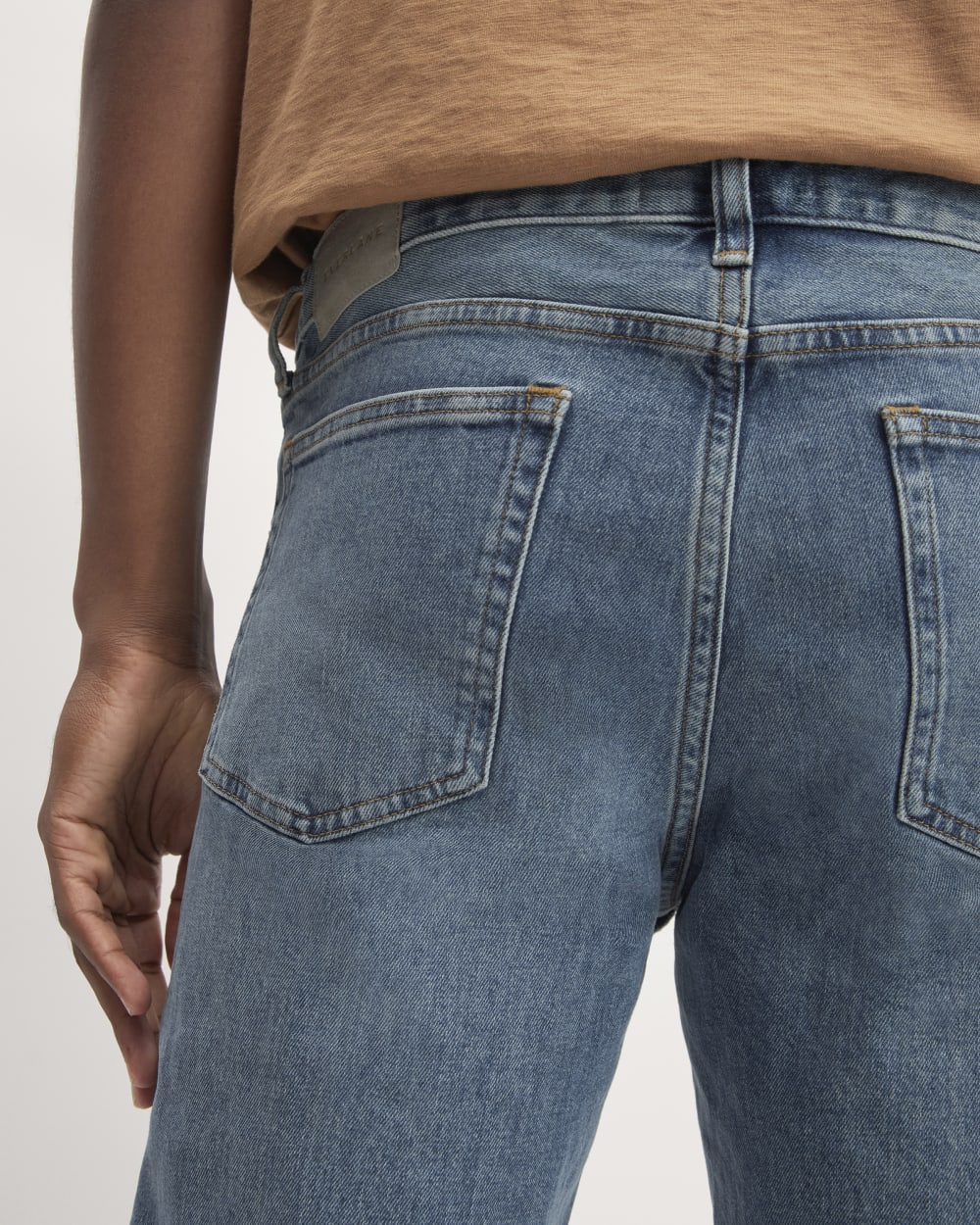 Organisk bomullssnärt jeans | Thrift Blue